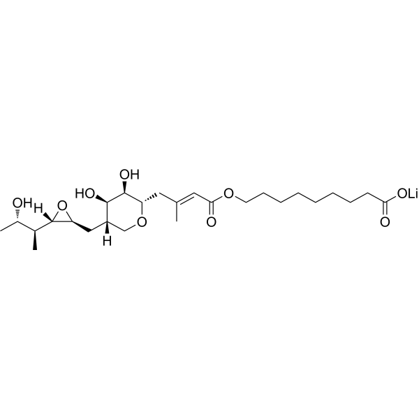 Mupirocin lithium (BRL-4910A lithium; Pseudomonic acid lithium) 73346-79-9